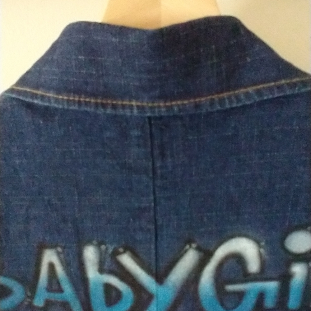 Lips Women's Denim Jean Long Zip Up Jumpsuit Dark Blue Size Medium - Picture 7 of 12